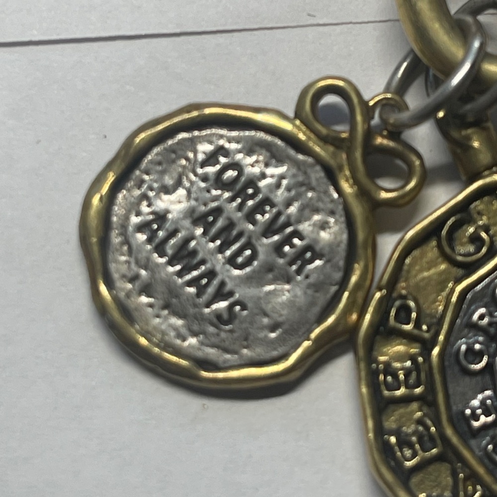 Waxing Poetic Charm Holder Necklace & 3 Charms - Picture 7 of 10